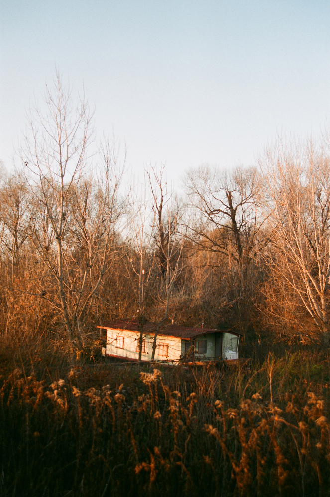 House in autumn